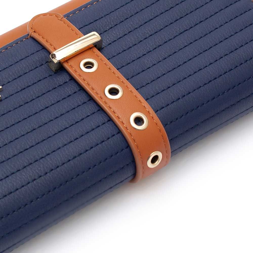Ví cầm tay nắp dập nổi phối khoá VI098