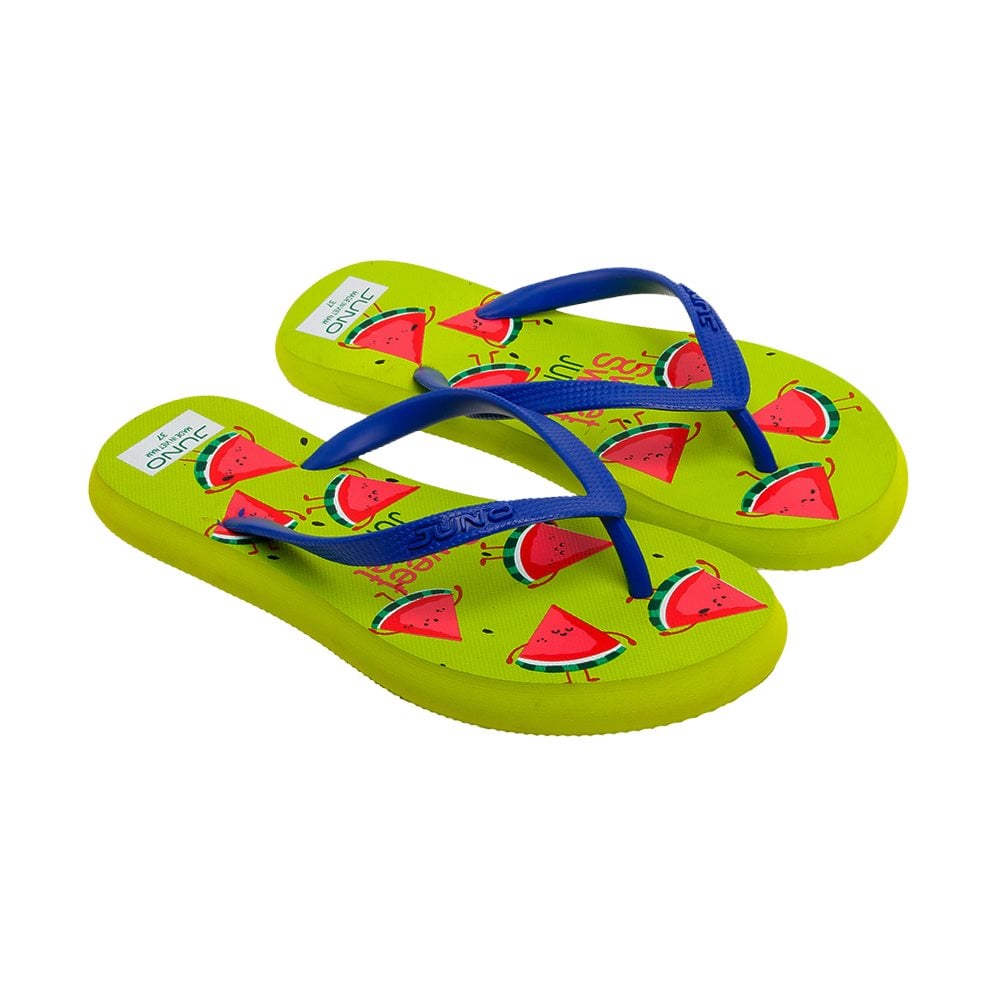 Dép lào thời trang Juno hoạ tiết dưa hấu DK008 - Image 1