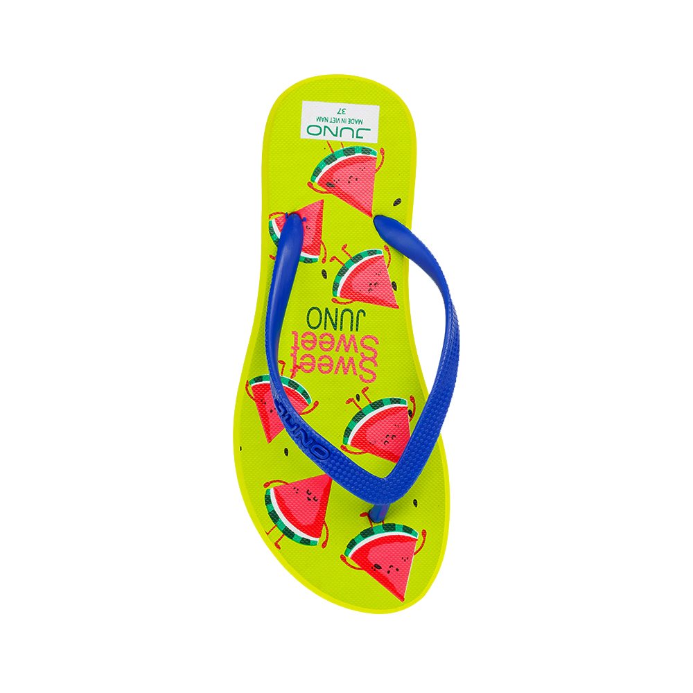 Dép lào thời trang Juno hoạ tiết dưa hấu DK008 - Image 5
