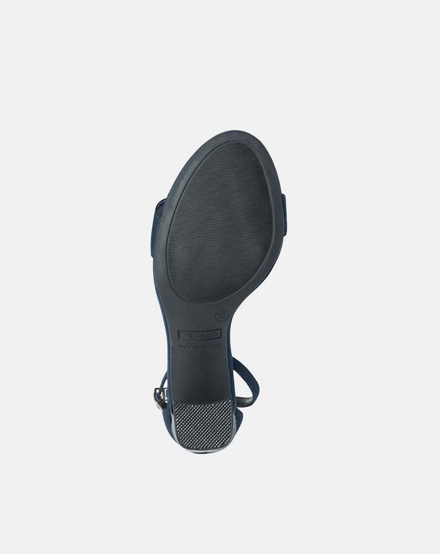 Giày sandal gót vuông chuyển màu
