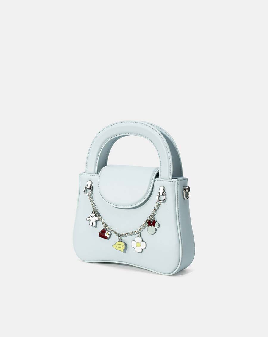 Túi xách nhỏ Minnie gắn charm minnie