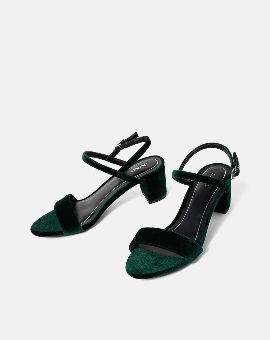 Giày sandal gót vuông