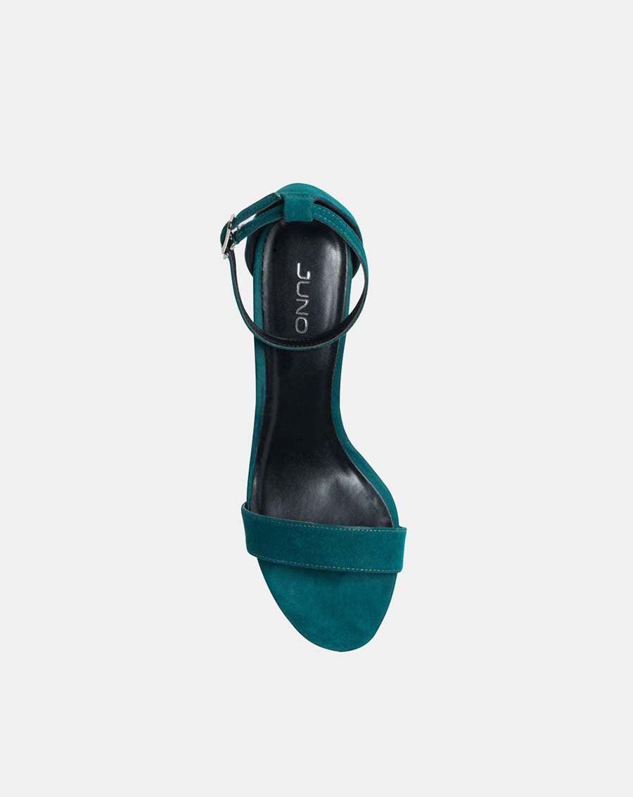 Giày sandal gót vuông chuyển màu