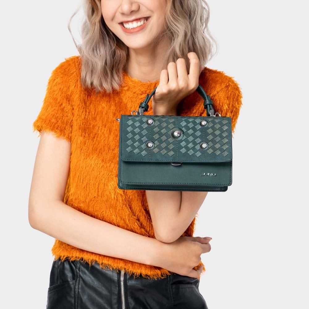 Túi xách nhỏ hoạ tiết đan caro TXN265
