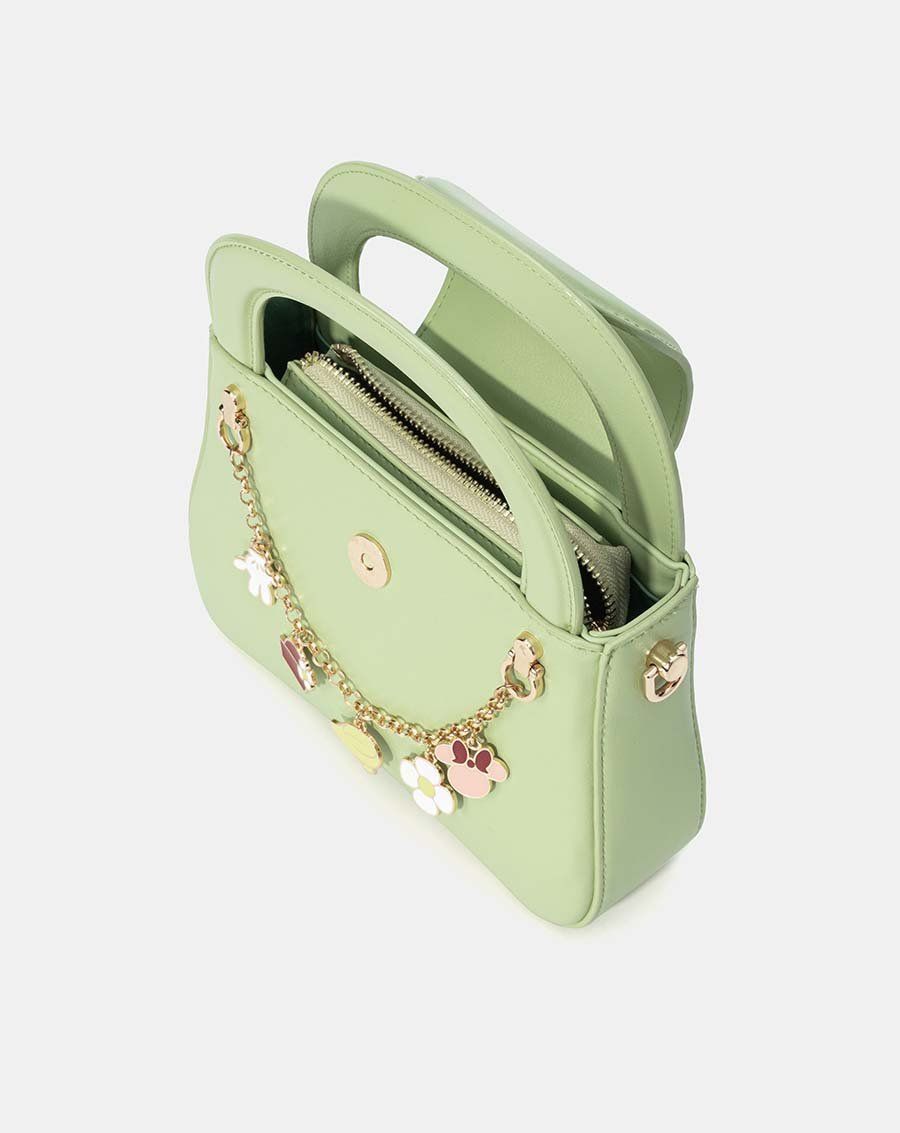 Túi xách nhỏ Minnie gắn charm minnie