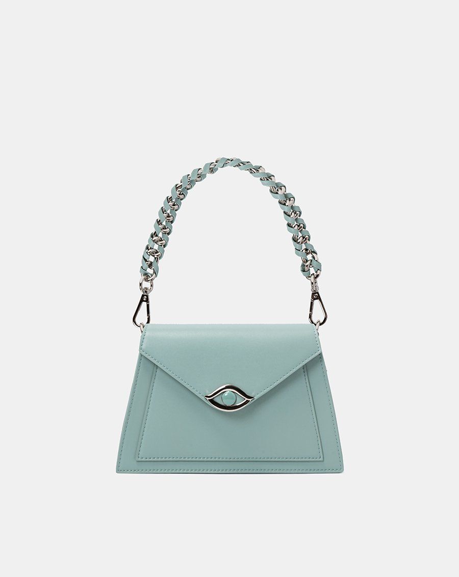 Túi xách nhỏ tay cầm xoắn khoá evil eye