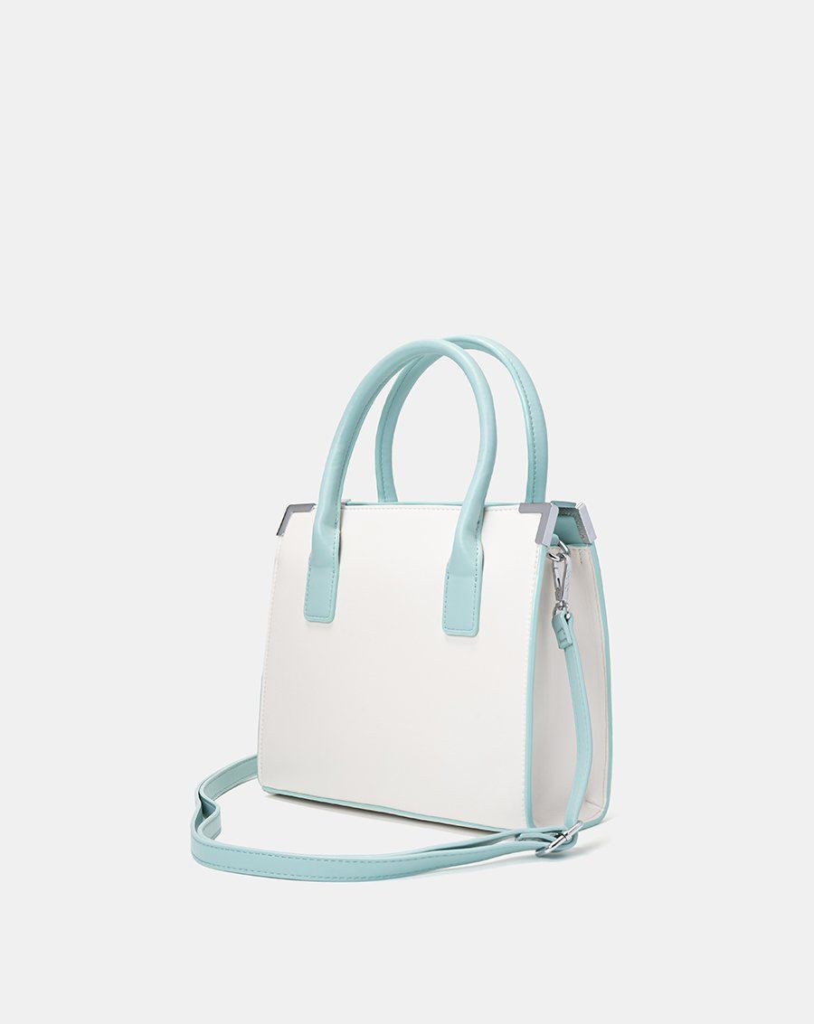 Túi Xách Trung Tote Trung Dập Nổi Hoạ Tiết