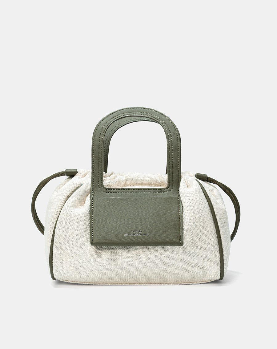 Túi Xách Trung Top Handle Bag Rút Dây