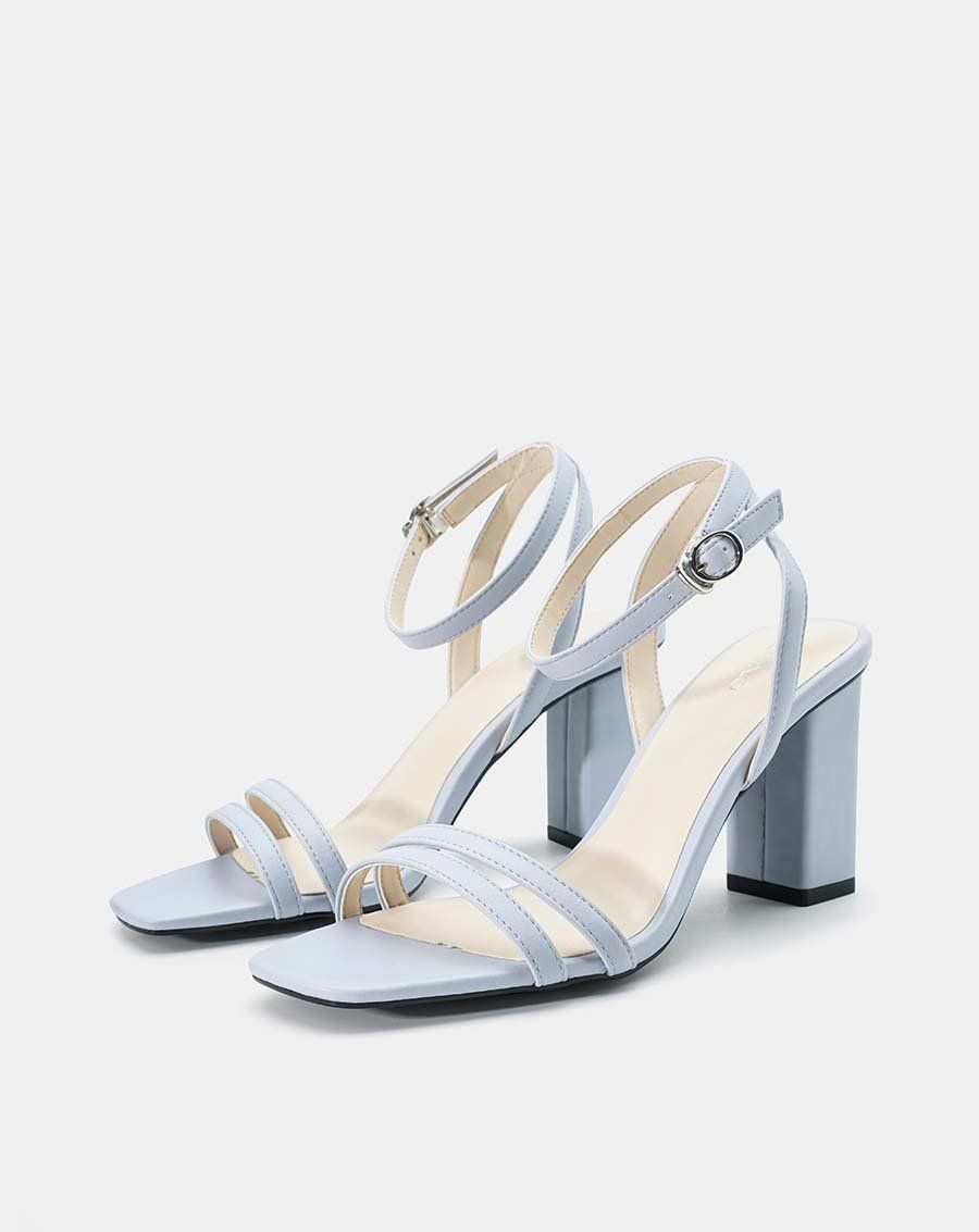 Giày sandal mũi vuông gót vuông