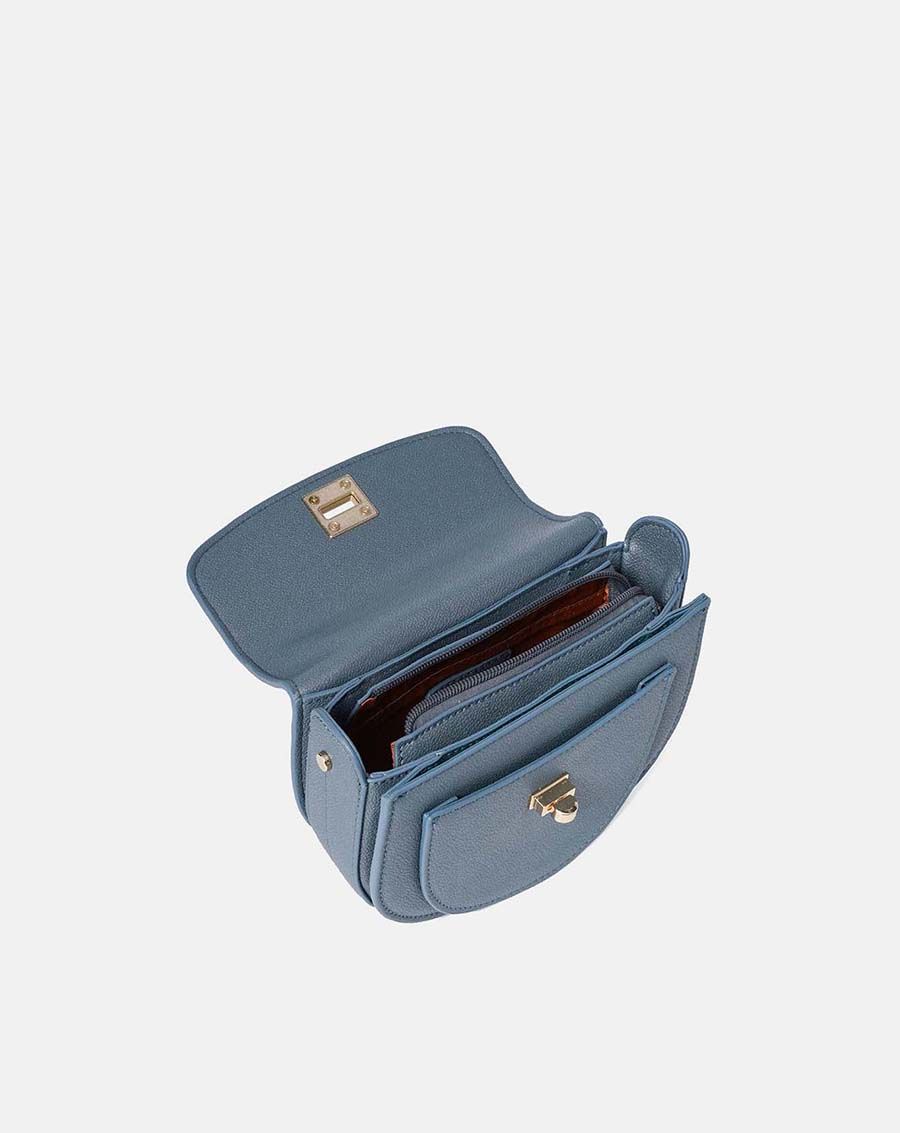 Túi xách nhỏ saddle có ngăn túi trước