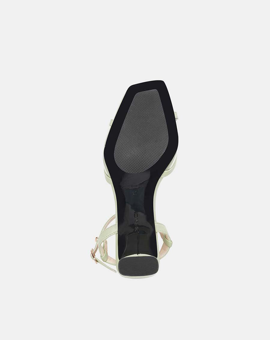Giày sandal sandal mũi vuông gót vuông