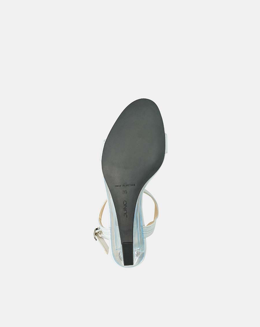 Giày sandal quai mũi ngang giả xé dán