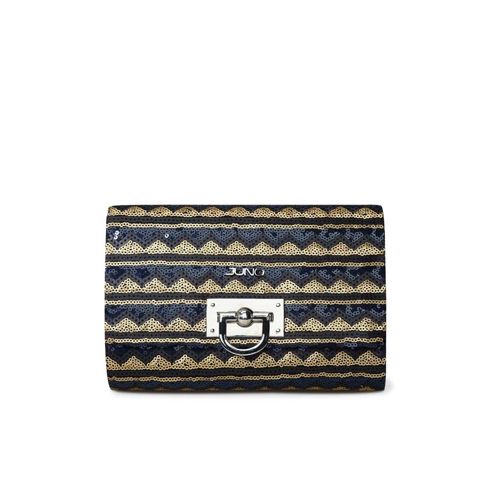 Clutch cầm tay sequin phối màu TXN268