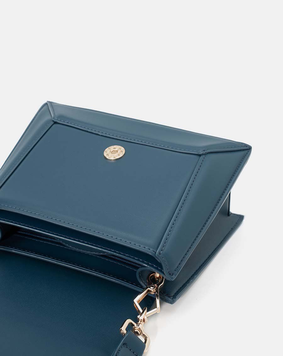 Túi xách nhỏ thân xếp khối