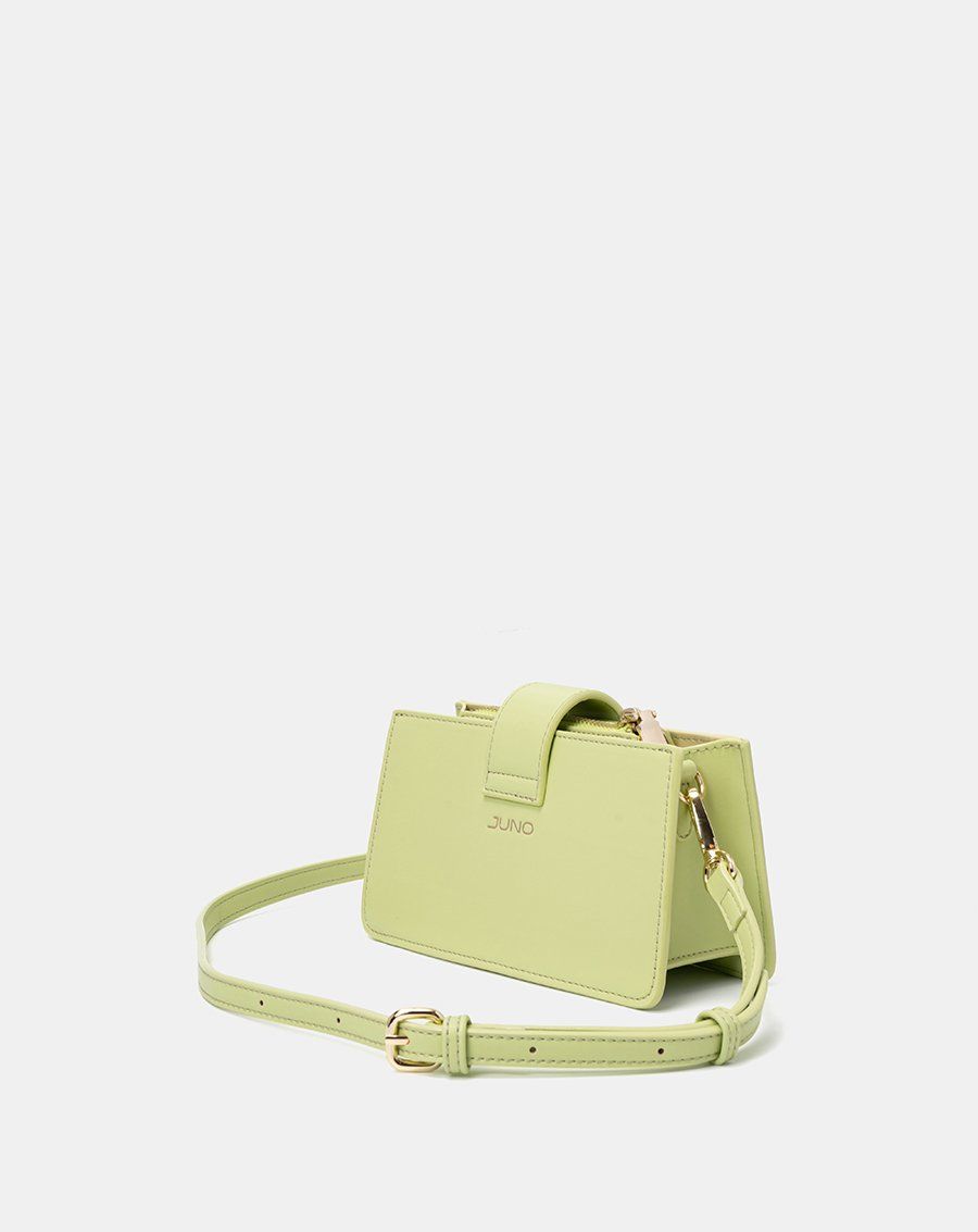 Túi xách nhỏ buckle flap trang trí khóa tua rua