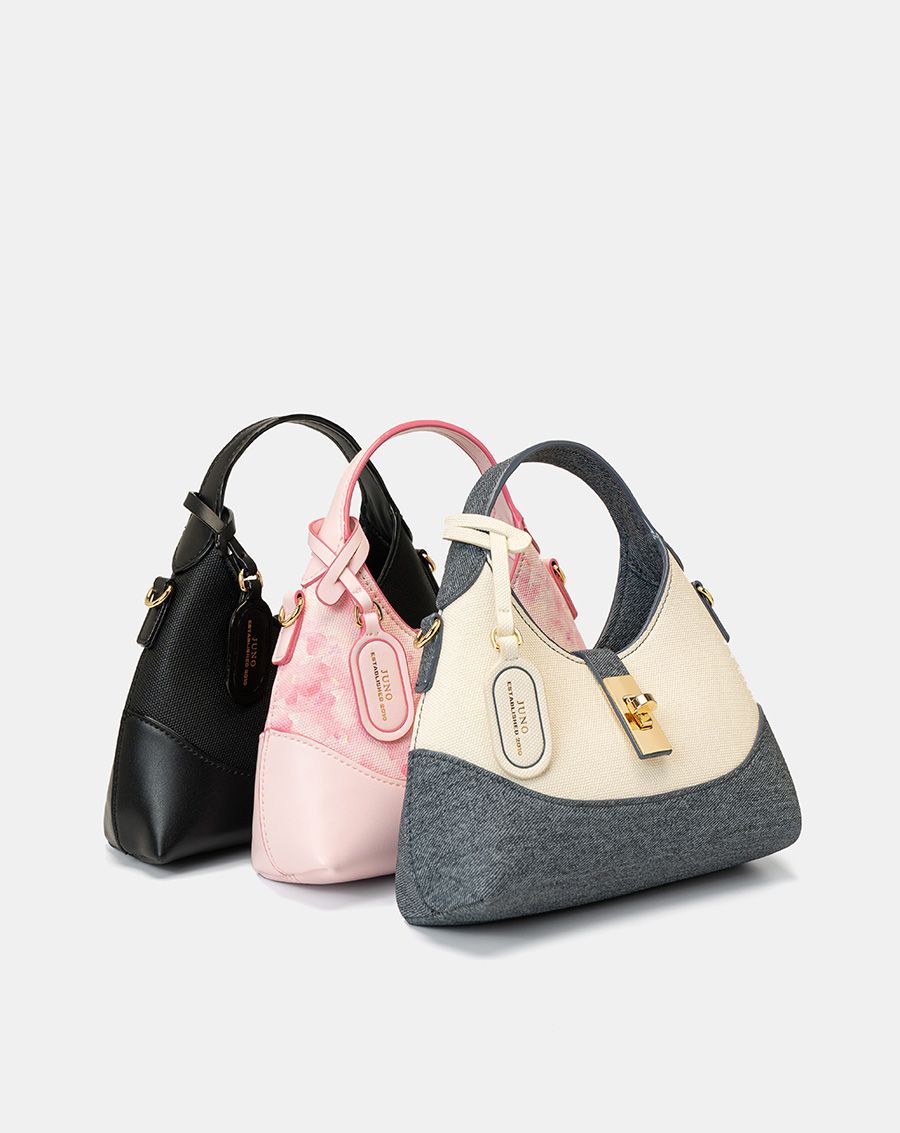 Túi Xách Nhỏ Buckle Flap Trang Trí Charm