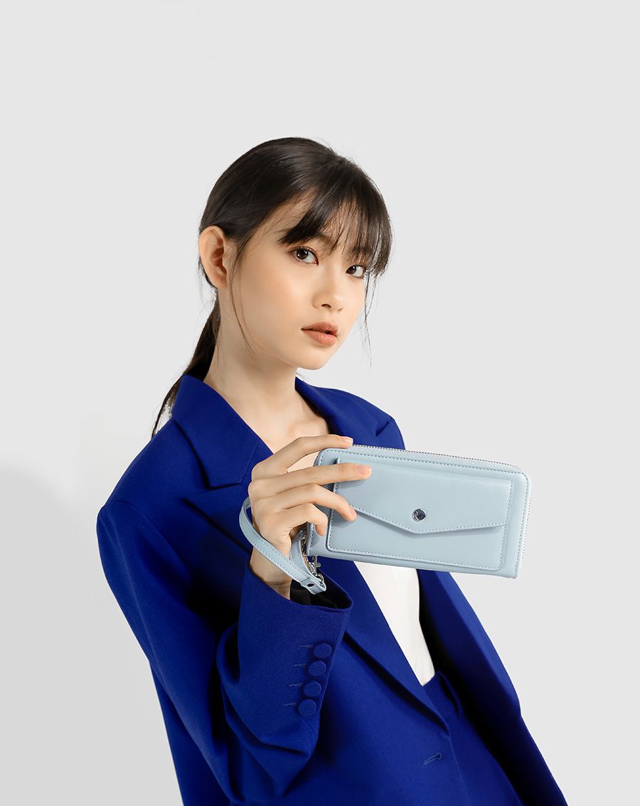 Ví tay cầm nhiều ngăn