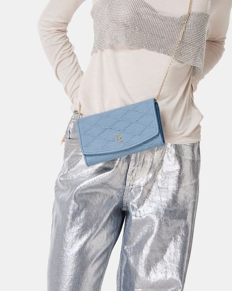 Ví Dài Có Dây Đeo Trang Trí Logo Cách Điệu