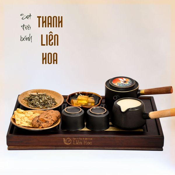  [Set trà bánh] Thanh Liên Hoa 