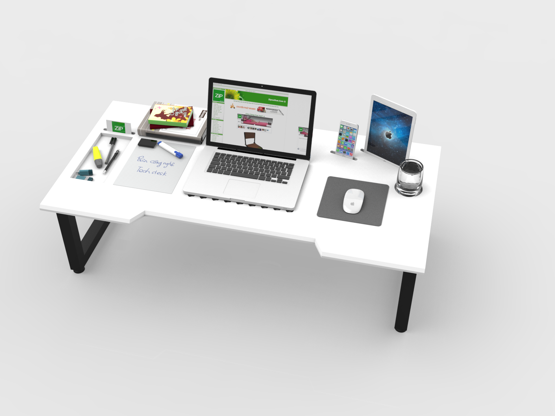  TECHDESK WHITE 