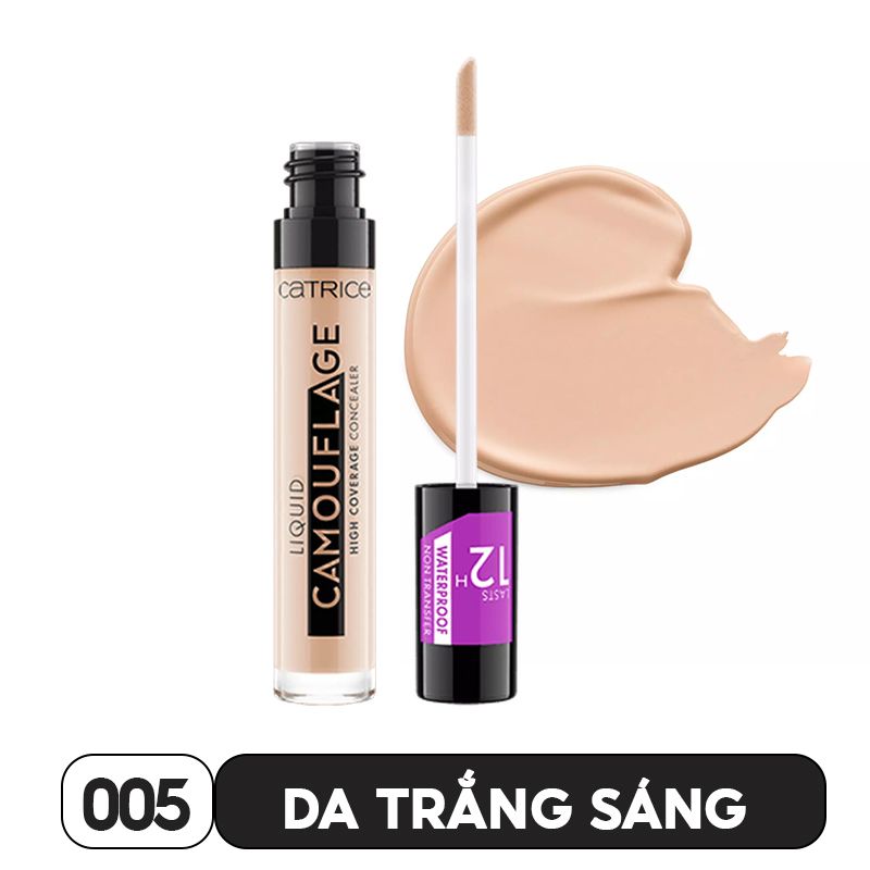 Kem Che Khuyết Điểm Catrice Liquid Camouflage High Coverage Concealer