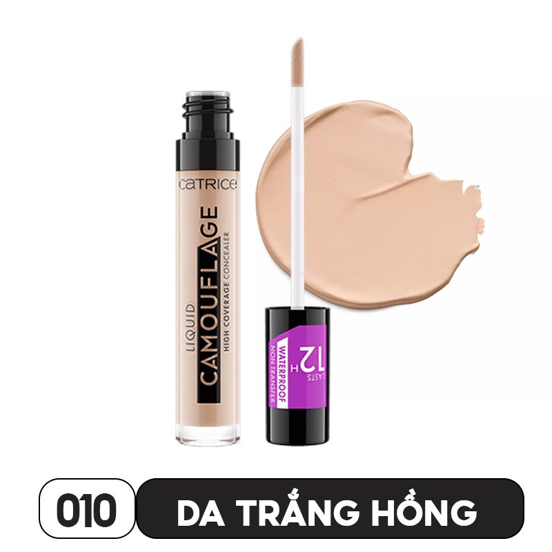 Kem Che Khuyết Điểm Catrice Liquid Camouflage High Coverage Concealer