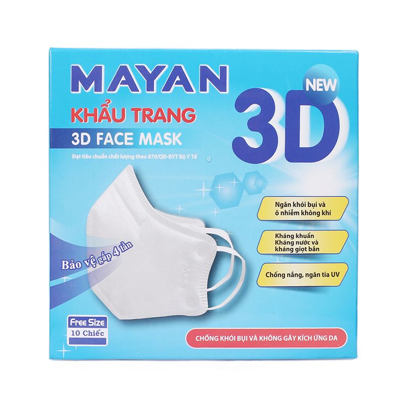 Khẩu Trang Đa Năng Mayan PM2.5 3D Mask Medi