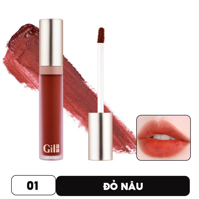 Son Kem Siêu Lì, Lâu Trôi, Mịn Mượt Nhẹ Môi Glamrr Q Long Wear Lip Cream 5g