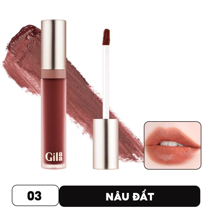 Son Kem Siêu Lì, Lâu Trôi, Mịn Mượt Nhẹ Môi Glamrr Q Long Wear Lip Cream 5g