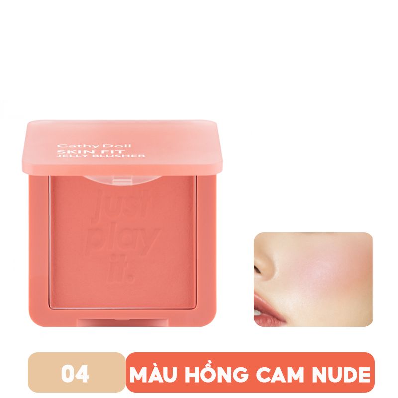 Phấn Má Hồng Dạng Kem Mềm Mịn Cathy Doll Skin Fit Jelly Blusher 6g