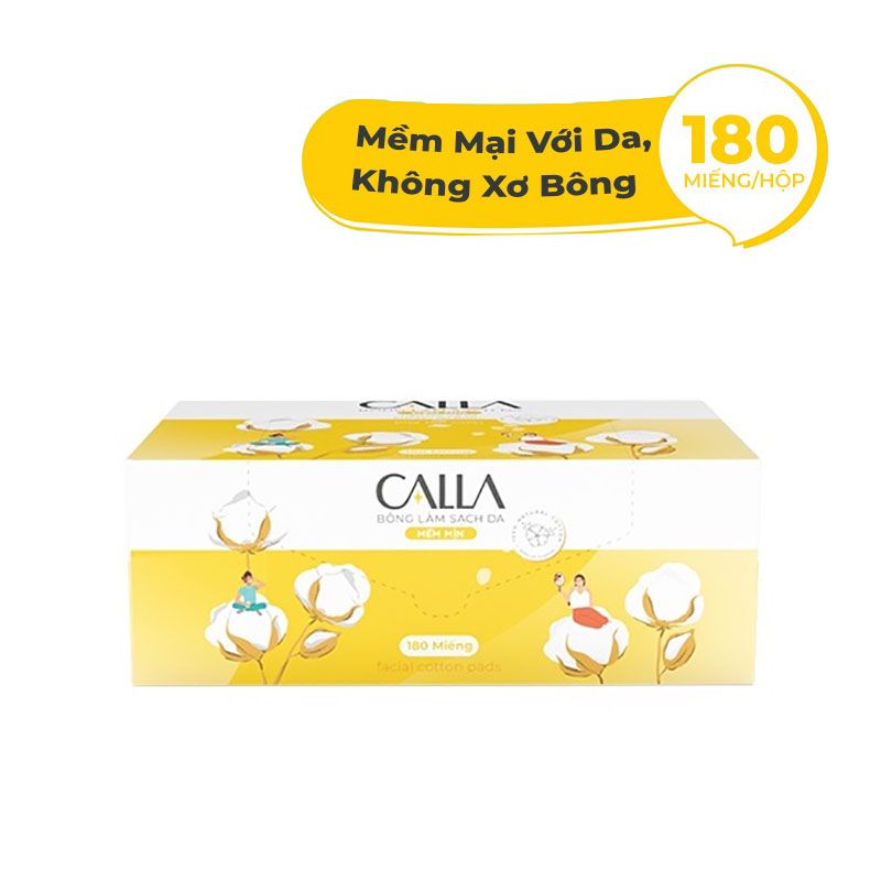 Bông Tẩy Trang Làm Sạch Da Bông Bạch Tuyết Calla Facial Cotton Pads