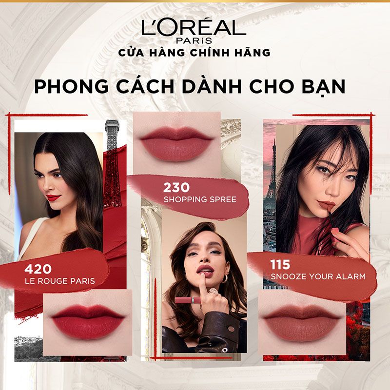 Son Kem Lì Nhẹ Môi, Lâu Trôi L'Oreal Infallible Matte Resistance