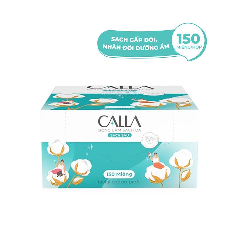 Bông Tẩy Trang Làm Sạch Da Bông Bạch Tuyết Calla Facial Cotton Pads