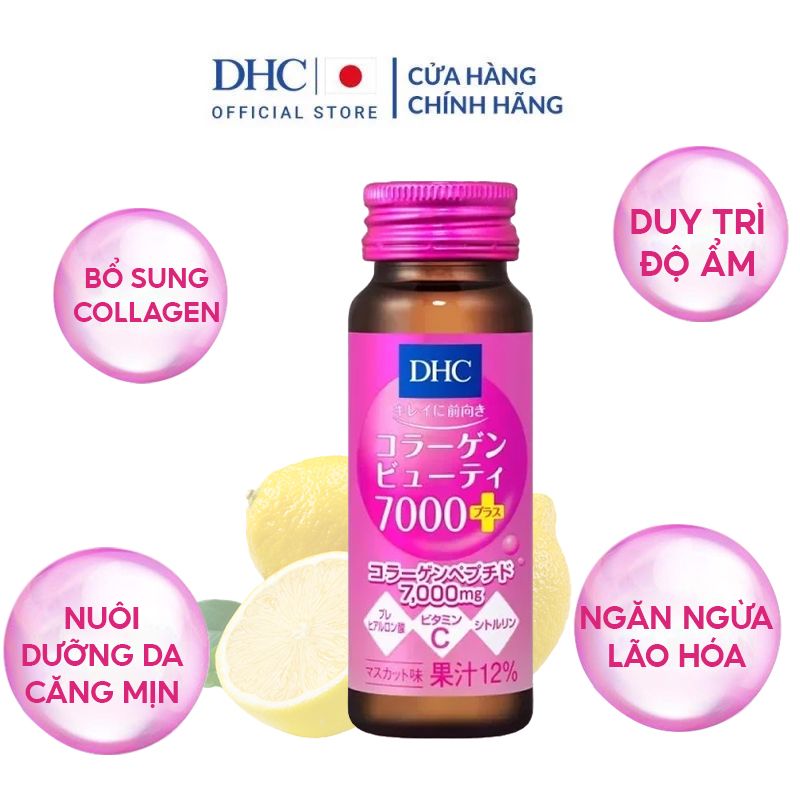 [50ML/Chai] Nước Uống Bổ Sung Collagen DHC Collagen Beauty 7000 Plus