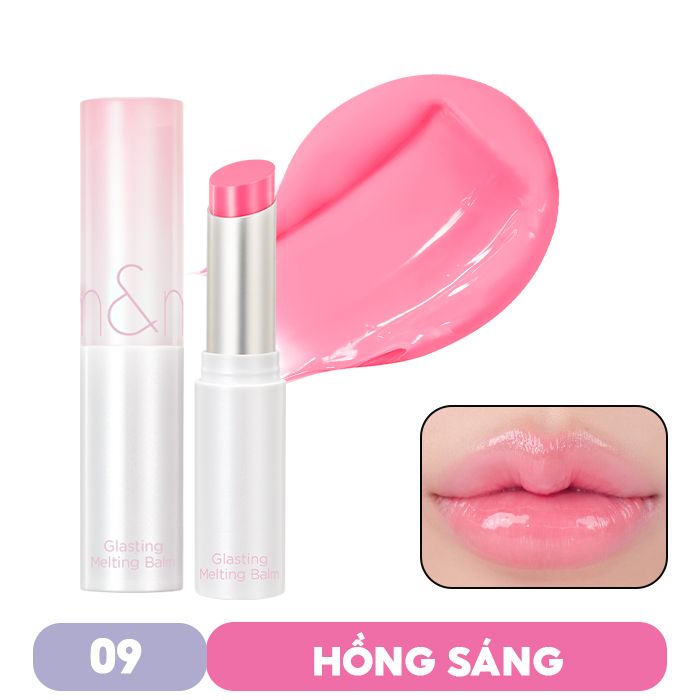 [DUSTY ON THE NUDE][VE-EASY] Son Dưỡng Dạng Thỏi Có Màu Thuần Chay Dưỡng Ẩm Mềm Môi Romand Glasting Melting Balm 3.5g