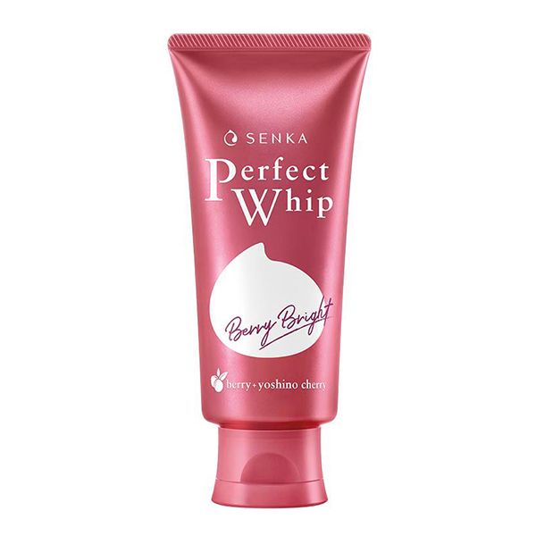 Sữa Rửa Mặt Làm Sạch Sâu, Sáng Hồng Senka Perfect Whip Berry Bright 100g