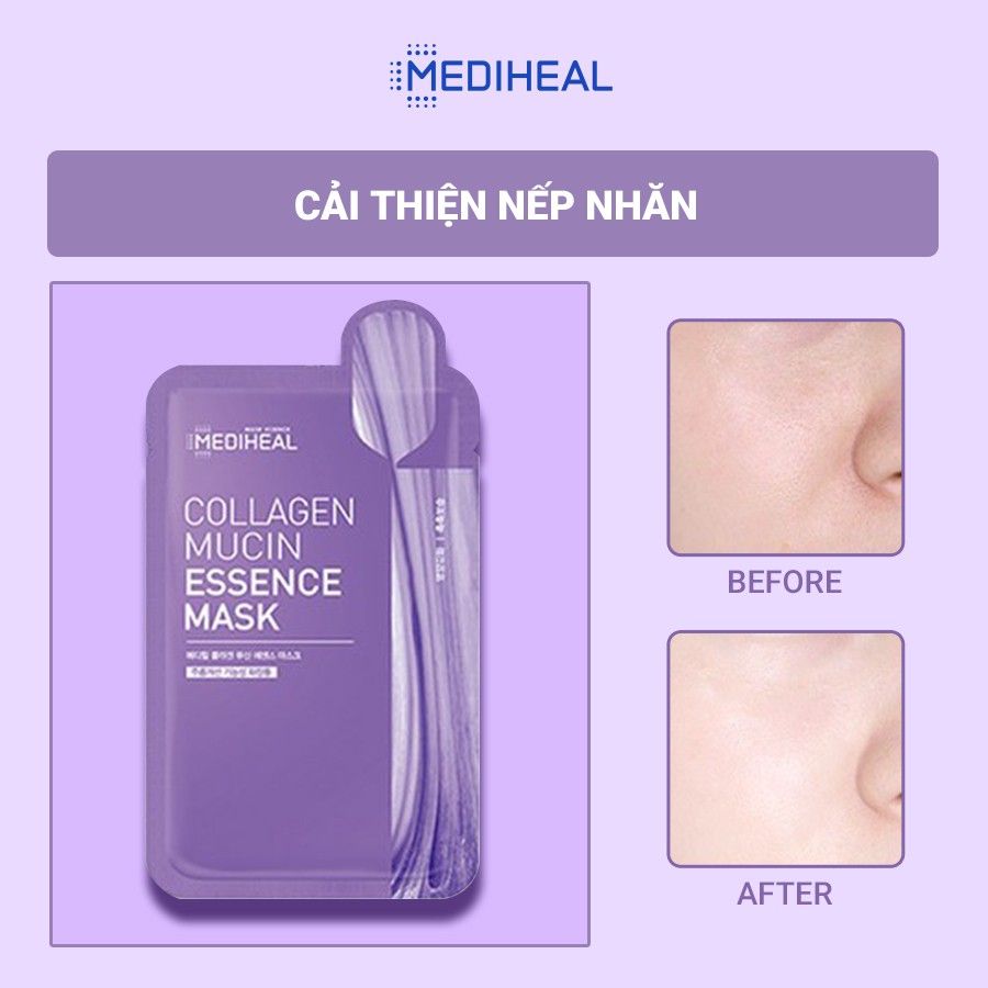 Mặt Nạ Cấp Ẩm, Dưỡng Sáng Da, Ngừa Lão Hóa Cao Cấp Mediheal Mask 20ml