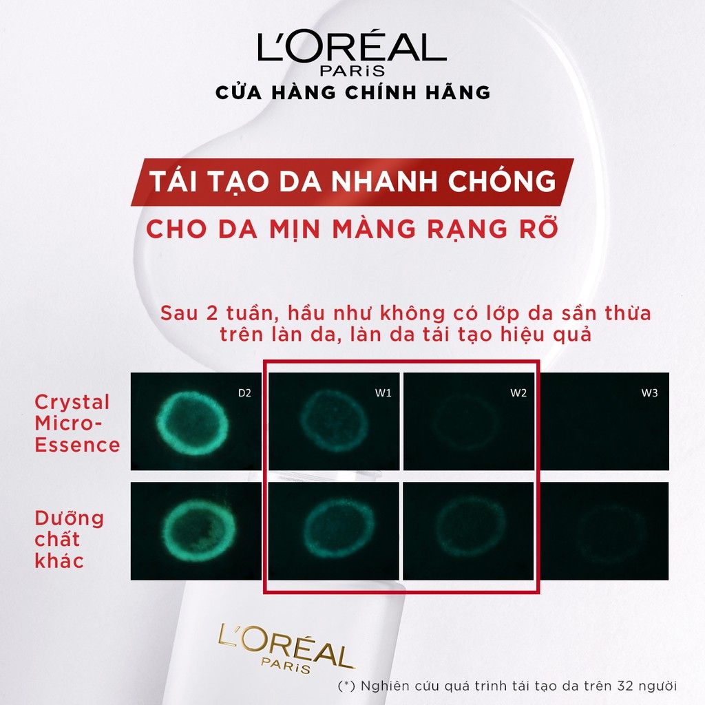 [65ml] Tinh Chất Dưỡng Da Căng Mướt Như "Pha Lê" L'Oreal Revitalift Crystal Micro-Essence