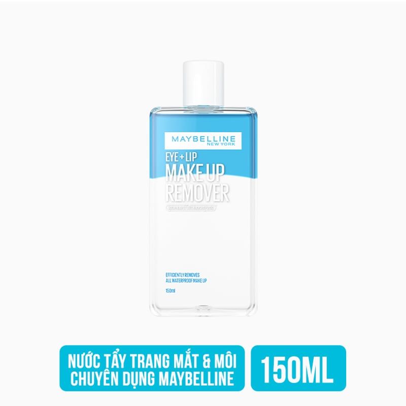 Nước Tẩy Trang Dành Cho Mắt Môi Maybelline Eye & Lip Makeup Remover 150ml