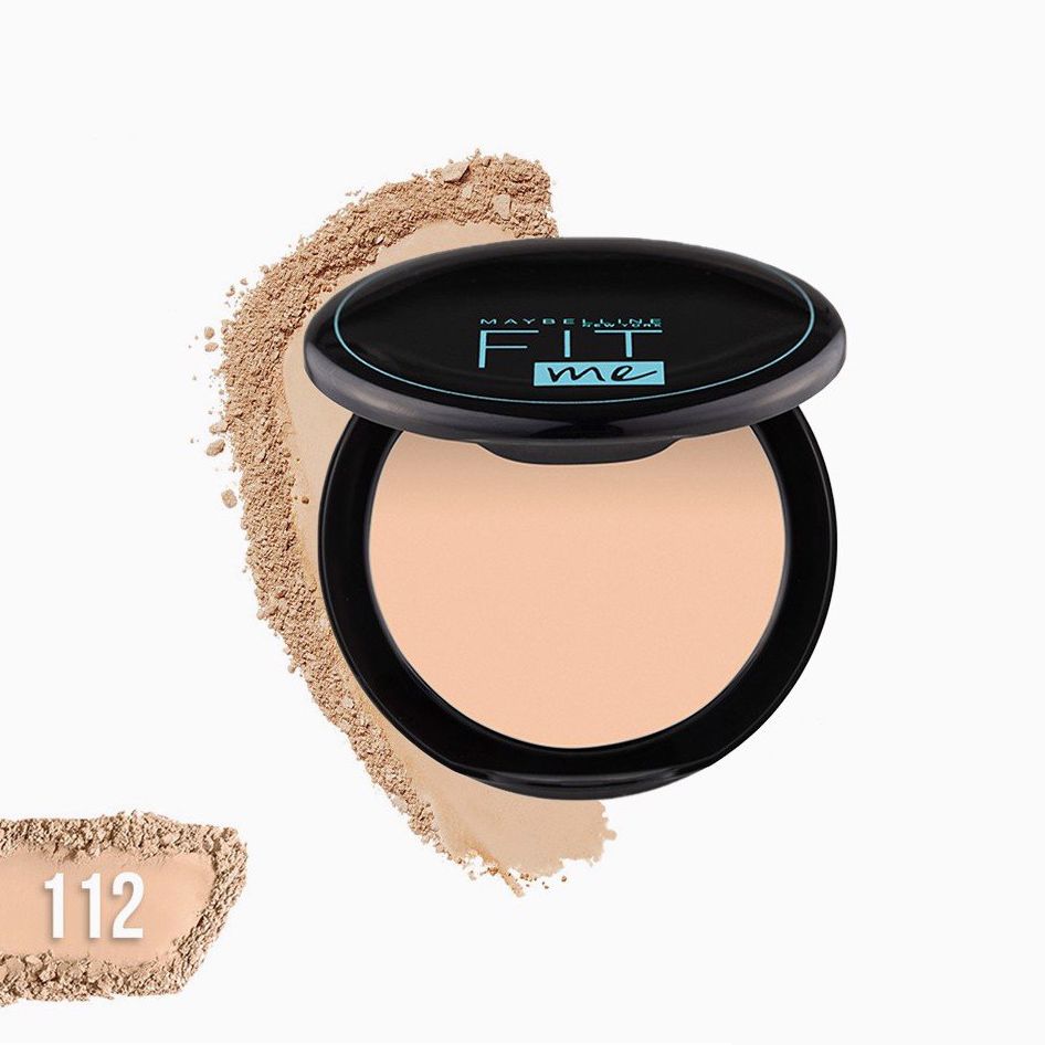 Phấn Phủ Dạng Nén Che Phủ Hoàn Hảo, Kiềm Dầu Hiệu Quả Maybelline Fit Me Matte Poreless Powder SPF32 /PA+++ 6g - Hộp Tròn