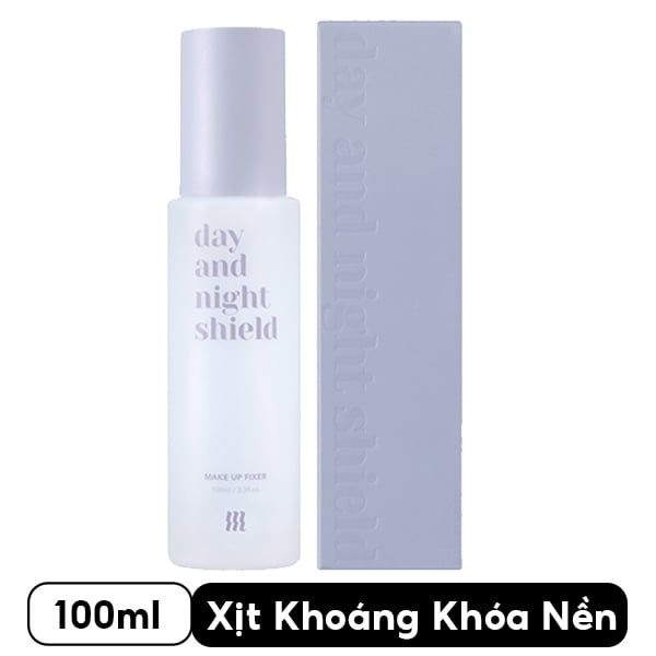 Xịt Khoáng Khóa Nền Merzy Day And Night Shield Makeup Fixer 100ml