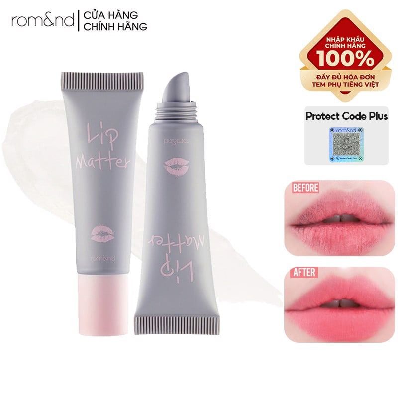 Gel Hóa Phép Son Thành Son Lì Và Khóa Màu Son Romand Lip Matter 8g