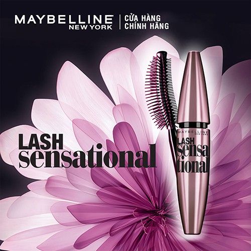 Mascara Làm Tơi Mi, Nâng Mi Maybelline Lash Sensational Waterproof 10ml