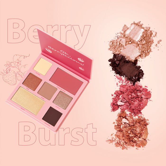 Bảng Phấn Mắt Và Má Hồng Đa Năng 7 Ô Silkygirl Eye & Face Palette 12.6g