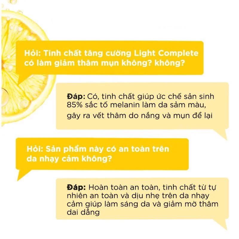 Serum Garnier Tinh Chất Tăng Cường Sáng Da Mờ Thâm Garnier Light Complete Vitamin C 30X Booster Serum