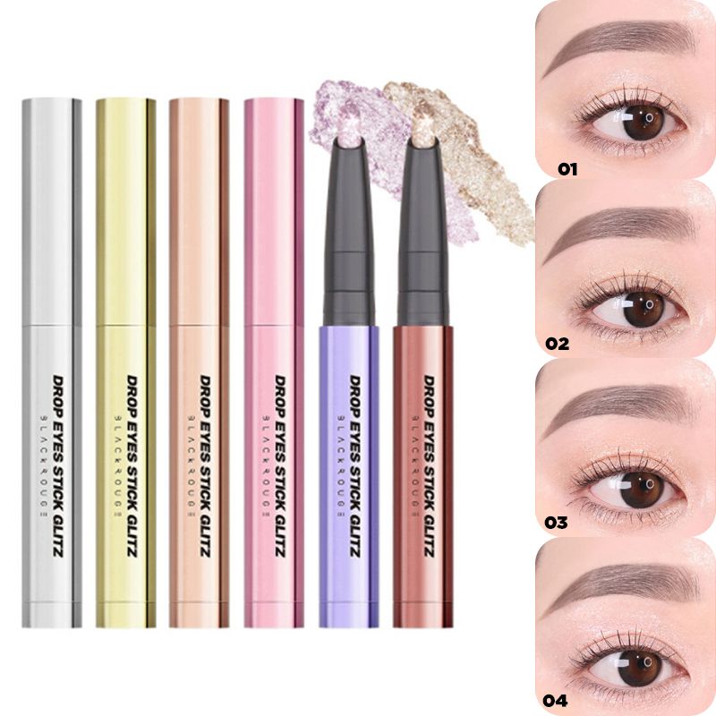 Bút Nhũ Mắt Bắt Sáng Siêu Lấp Lánh Black Rouge Drop Eyes Stick Glitz 0.7g (hàng sắp về)