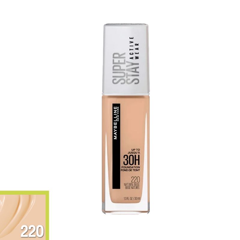 Kem Nền Che Phủ Hoàn Hảo, Bền Màu Lâu Trôi Maybelline Super Stay 30H Active Wear Foundation 30ml