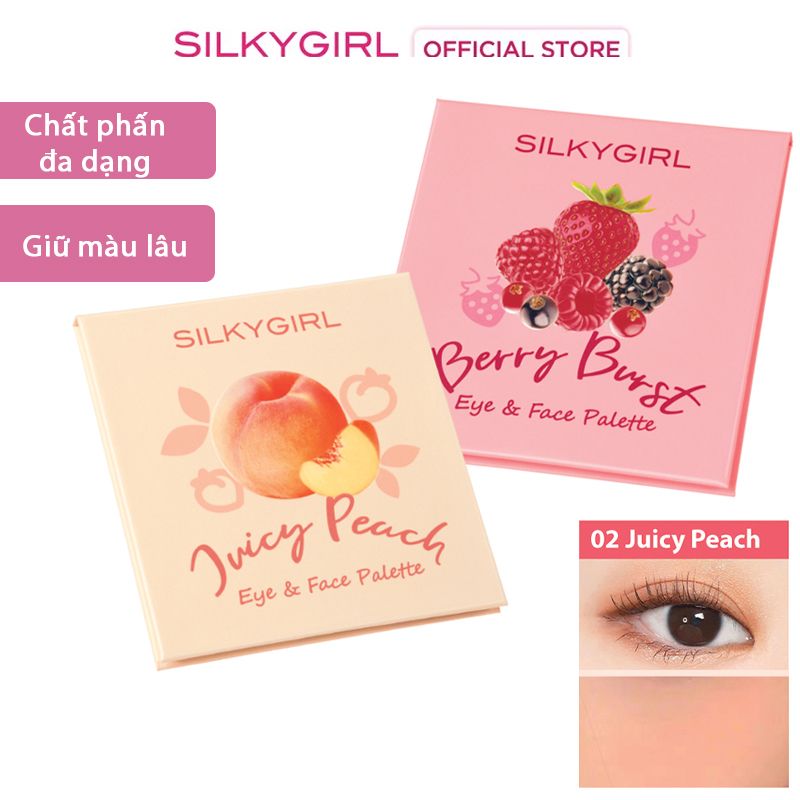 Bảng Phấn Mắt Và Má Hồng Đa Năng 7 Ô Silkygirl Eye & Face Palette 12.6g