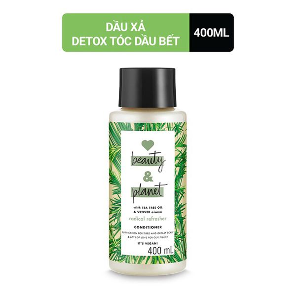 Dầu Xả Detox Tóc Bết Dầu Love Beauty And Planet Radical Refresher Conditioner 400ml