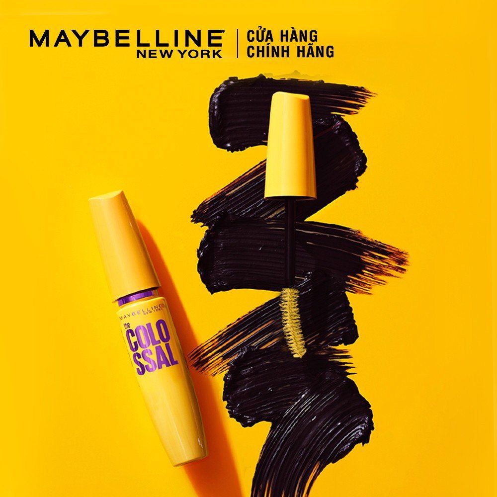 Mascara Dưỡng Mi Chắc Khỏe, Làm Dày Mi Maybelline The Colossal Waterproof Mascara 9.2ml